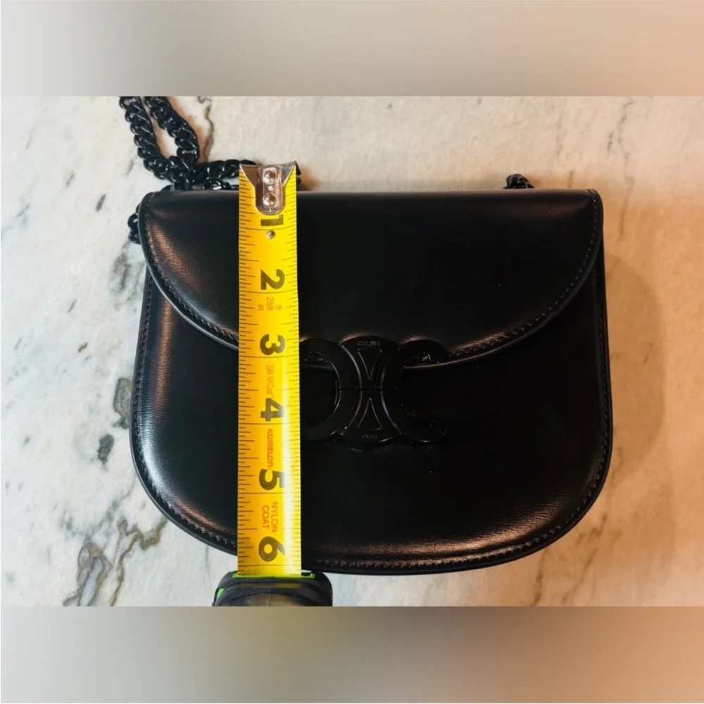 Celine Mini Bag in Dark Brown/Black Patent Leather - Picture 3 of 4